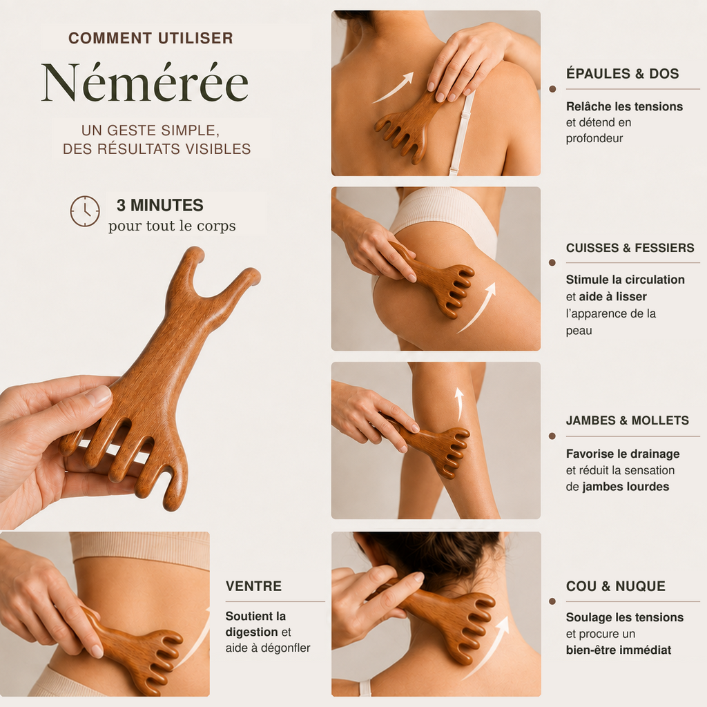 Brosse de massage anti-cellulite – Une peau visiblement plus lisse en seulement 3 minutes par jour